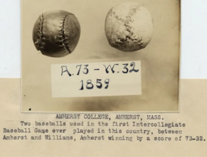 Amherst College game balls 1859.png